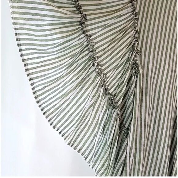 ANTHROPOLOGIE PILCRO | Green & White Sybil Top | Size: Small - Picture 4 of 7